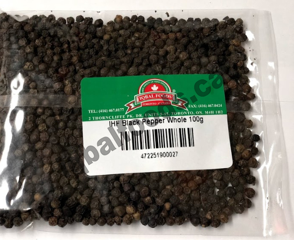 IHF Black Pepper Whole 100g