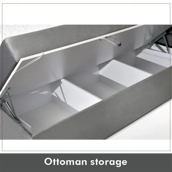 Holton Grey Storage Bed