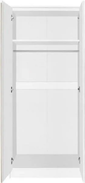 2 Door Wardrobe White