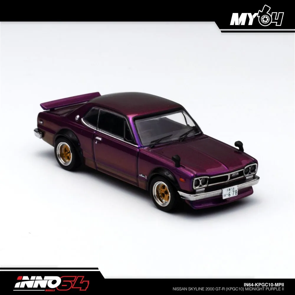 INNO64 | NISSAN SKYLINE 2000 GT-R KPGC10 | MAGIC PURPLE