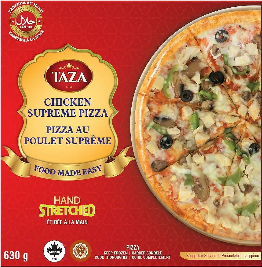 TAZA Chicken Supreme Pizza Hand Stretched