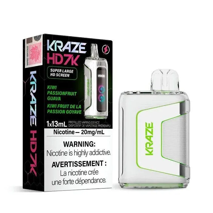 KRAZE HD 7000 KIWI PASSIONFRUIT GUAVA