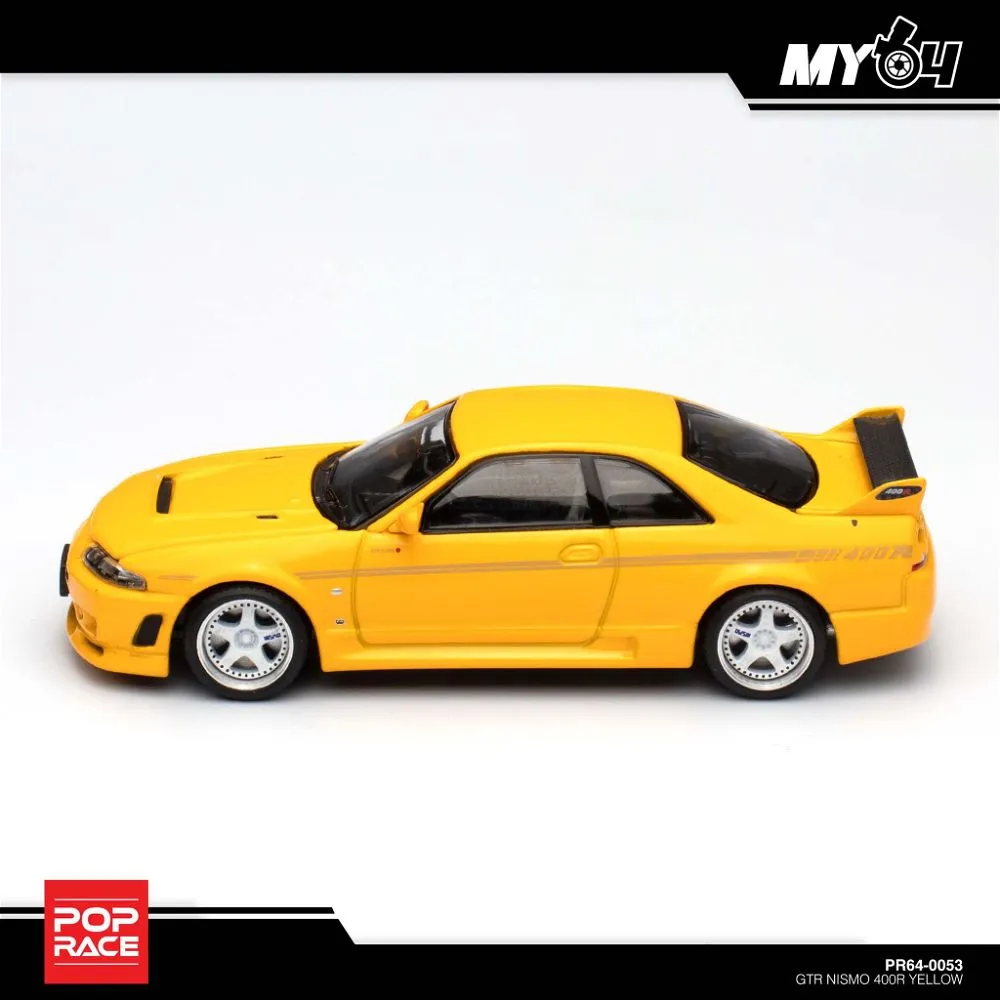 POPRACE | NISSAN SKYLINE GT-R R33 400R | YELLOW