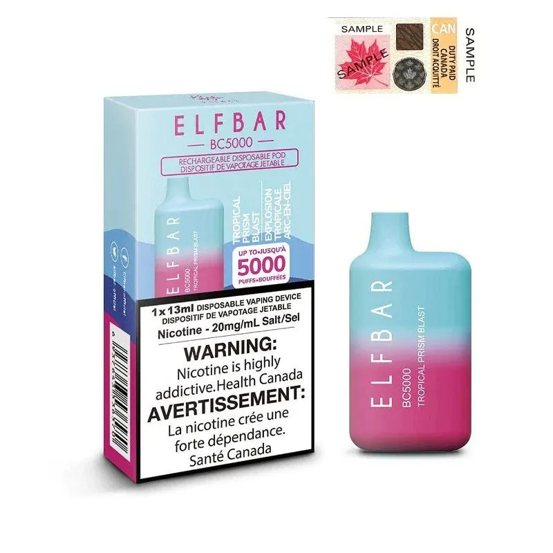 ELFBAR 5000 TROPICAL PRISM BLAST