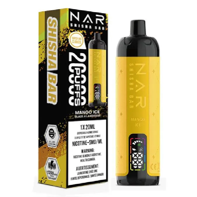 NAR SHISHA BAR 20000 MANGO ICE