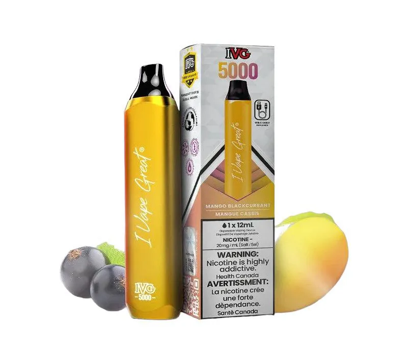 IVG 5000 MANGO BLACKCURRANT