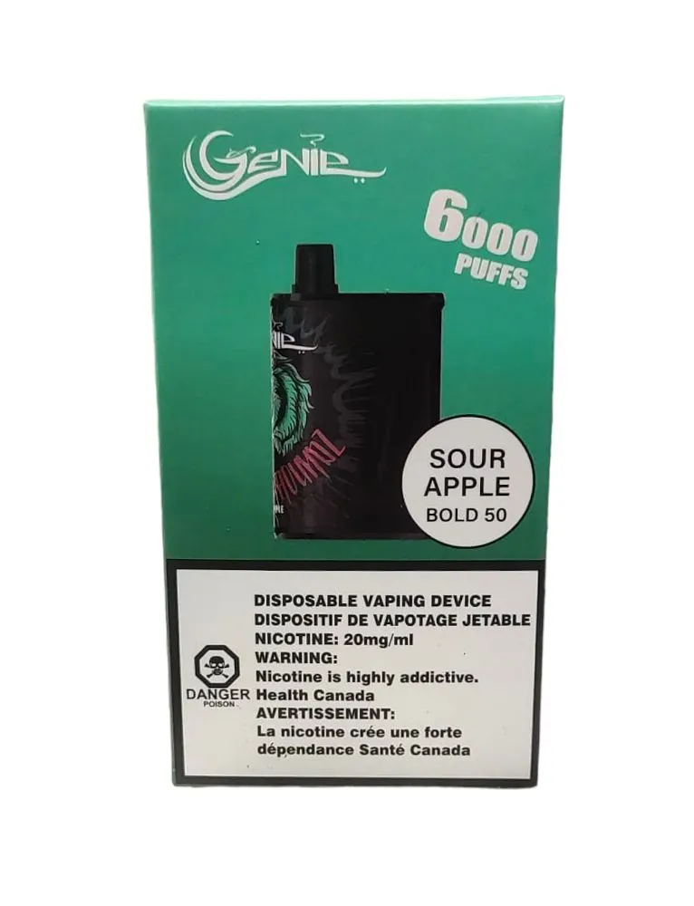 GENIE 6000 BOLD 50 SOUR APPLE