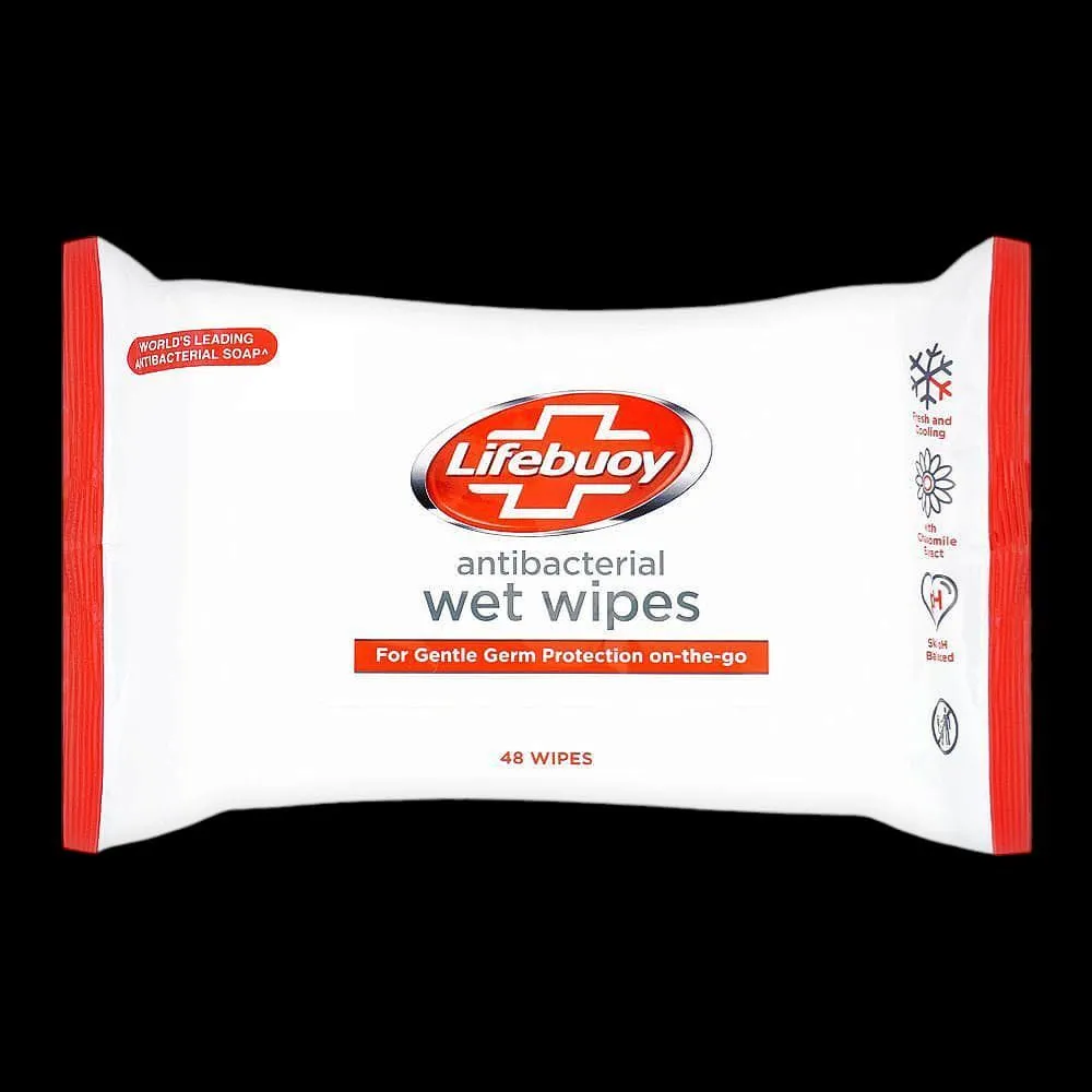 Lifebuoy Anti Becterial Wipes 48s