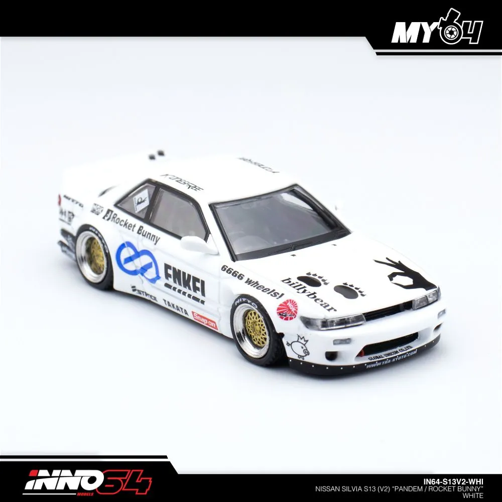 INNO64 | NISSAN SILVIA S13 V2 PANDEM | WHITE