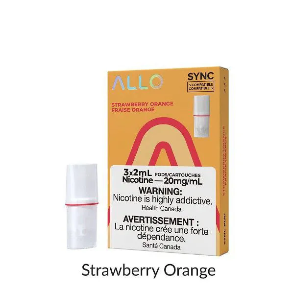 ALLO PODS STRAWBERRY ORANGE