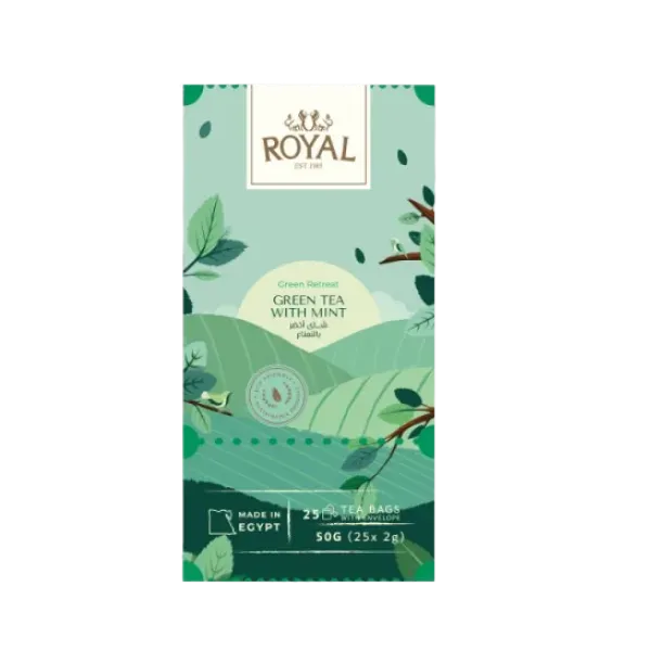 Green Tea With Mint Enveloped Royal (20 x 2g x 12)