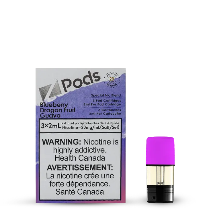 Z PODS BLUEBERRY DRAGON FRUIT GUAVA