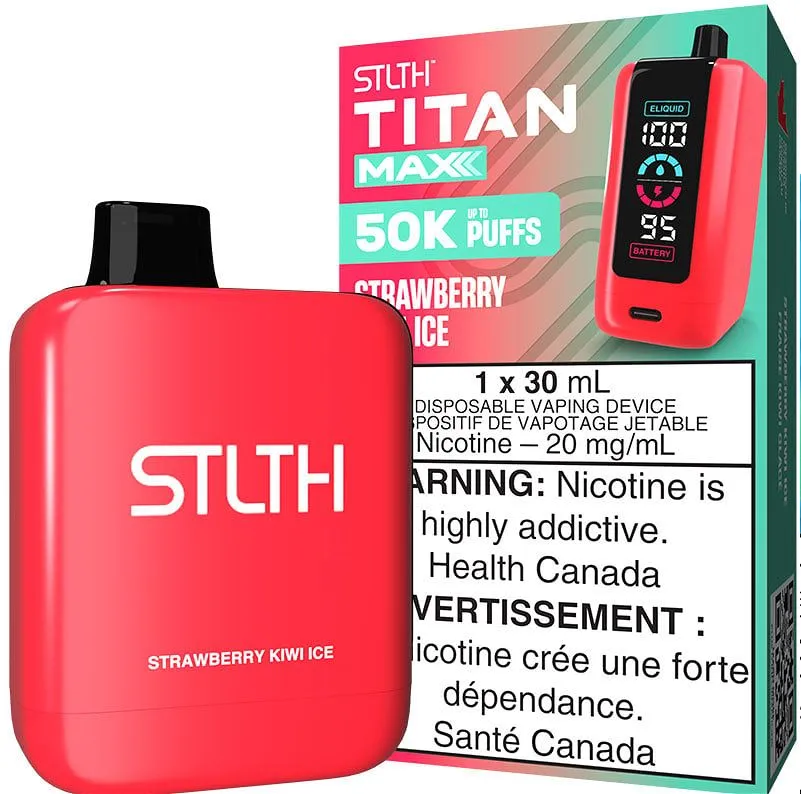 STLTH TITAN MAX 50000 STRAWBERRY KIWI ICE