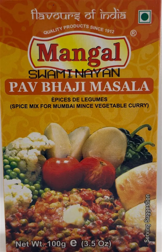 MANGAL PAVBHAJI MASALA (SWAMINARAYAN) 100GM