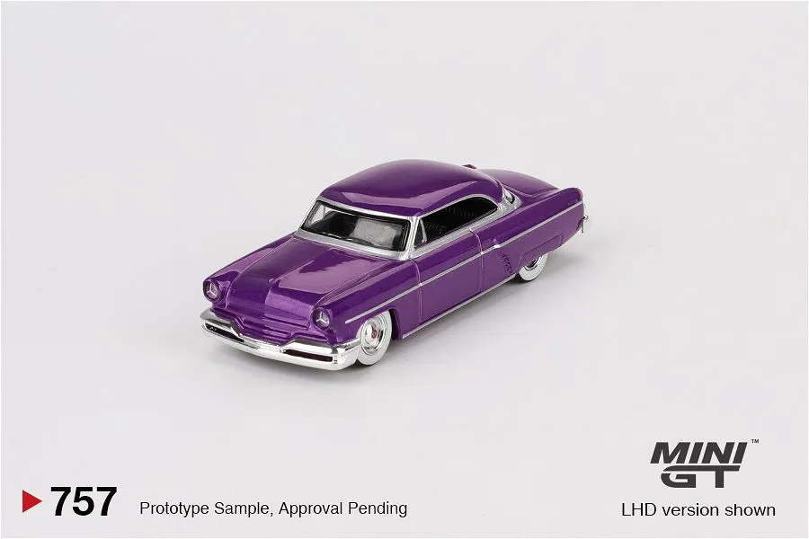 MINI GT | LINCOLN CAPRI HOT ROD 1954 | METALLIC PURPLE