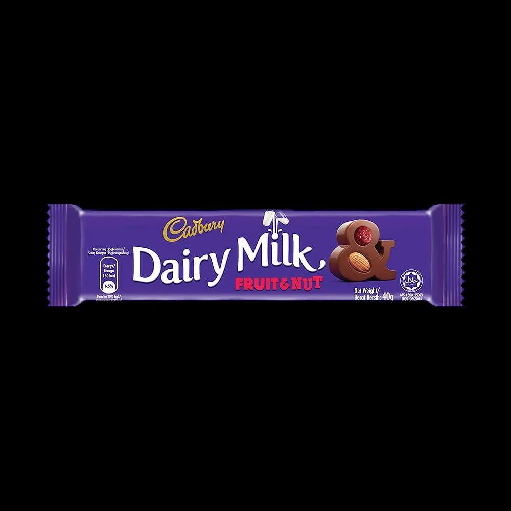 Cadbury Milk Fruit And Nut  40Gm