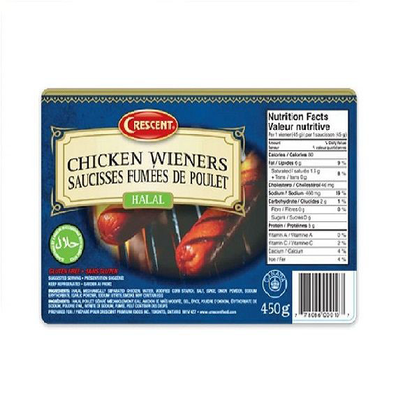 Crescent Chicken Weiner 450g