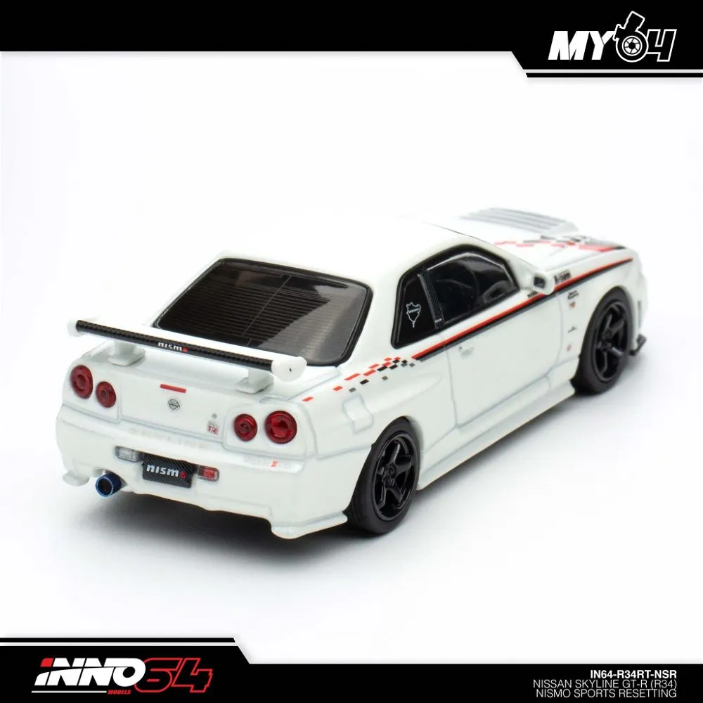 INNO64 | NISSAN SKYLINE GT-R R34 | WHITE