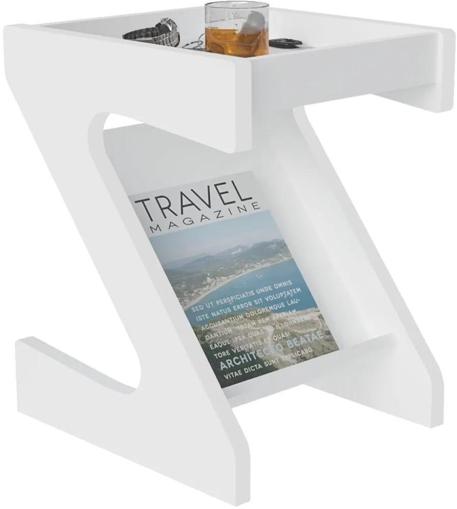 Z Side Table White