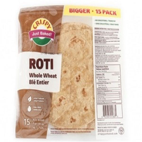 Crispy Whole Wheat Roti 15 Pcs