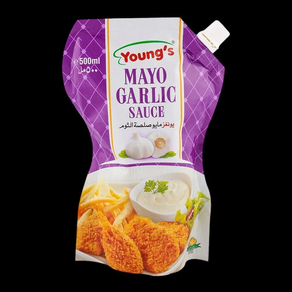 Youngs Mayo Garlic 500Gm