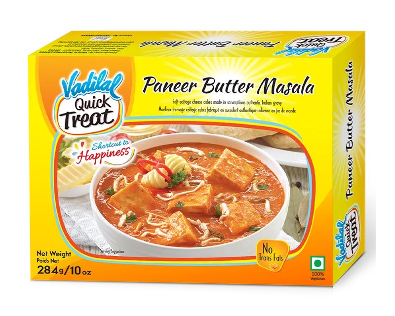 Vadilal Frozen Paneer Butter Masala 284g