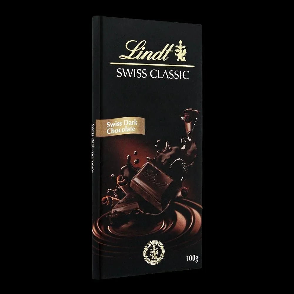 Lindt Swiss Classic Dark Choc 100G