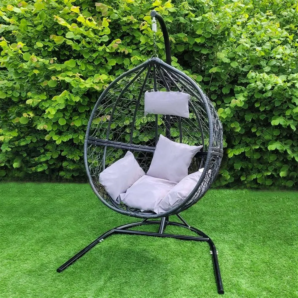 Black Egg Swing Chair