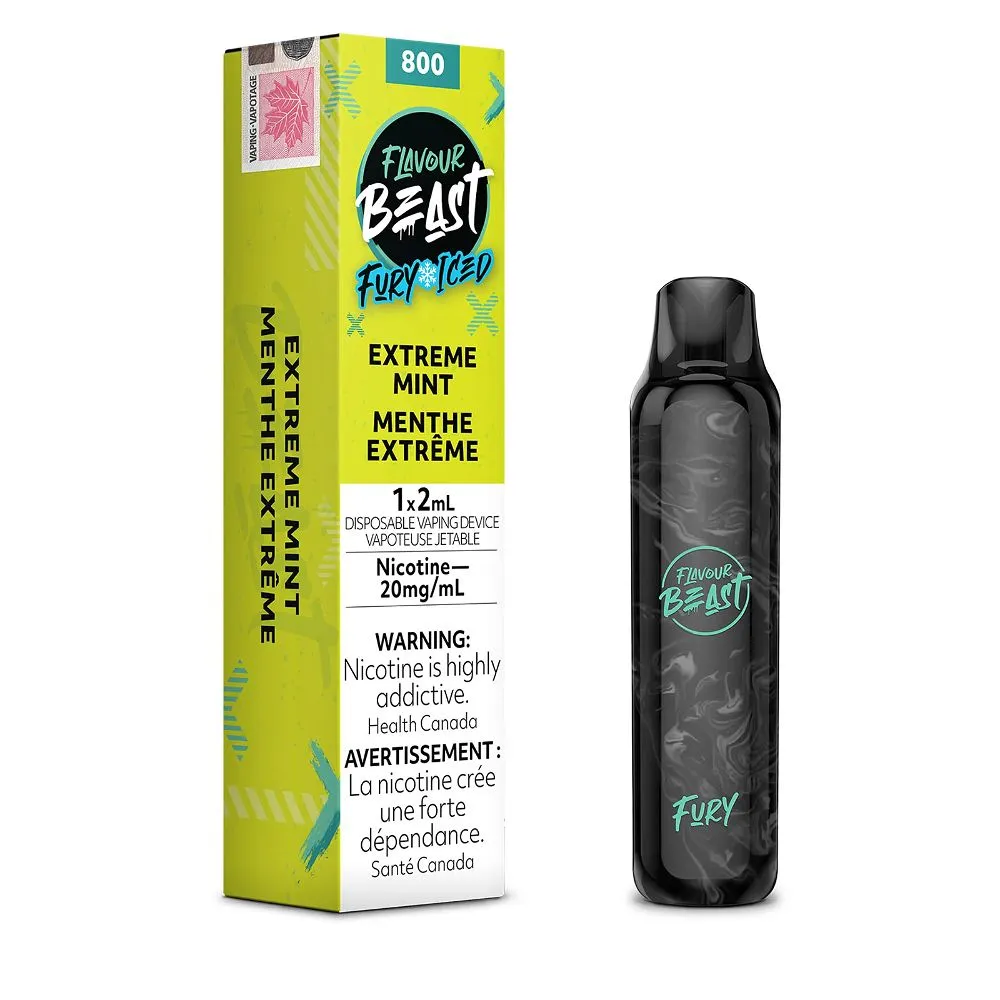 FLAVOUR BEAST 800 FURY ICED  EXTREME MINT