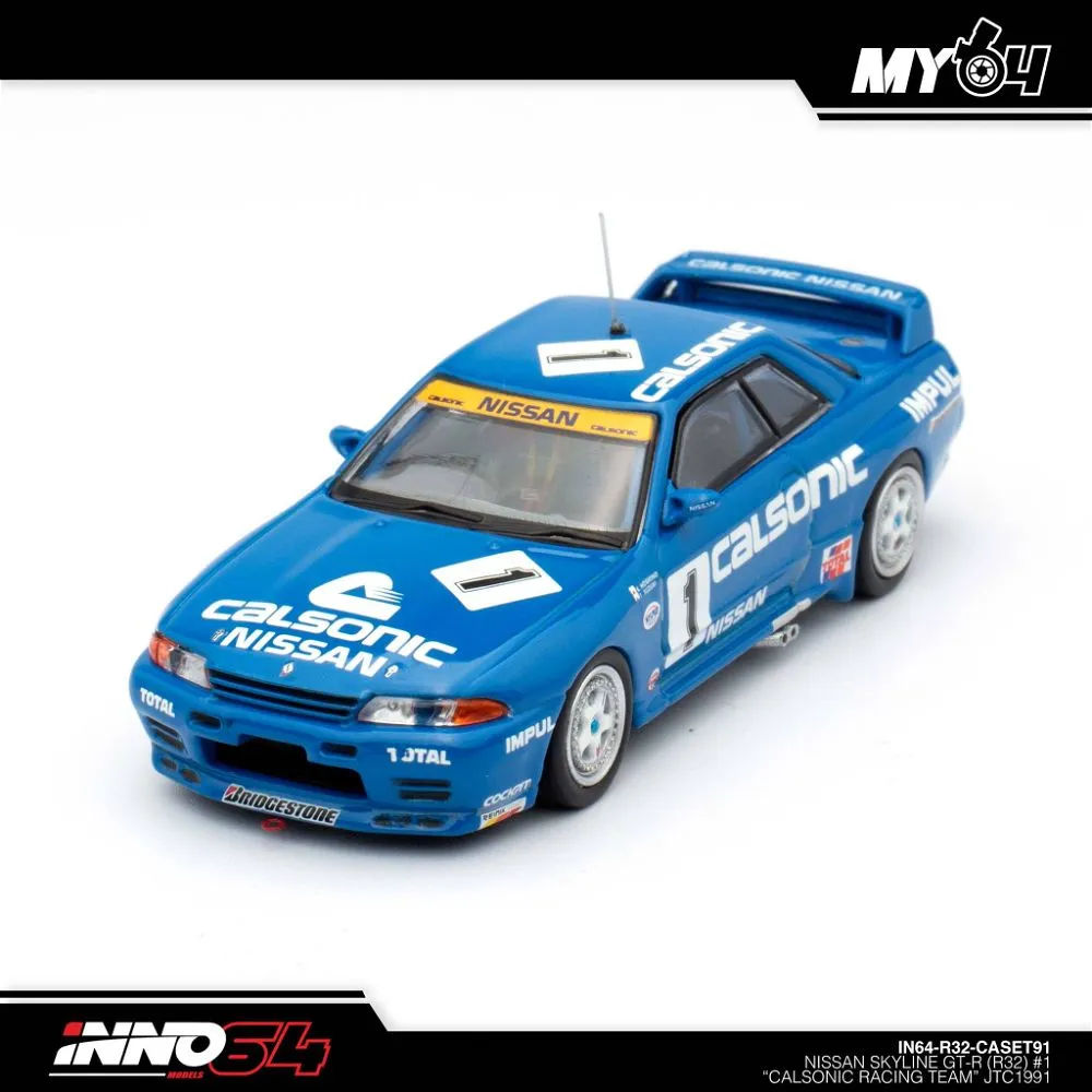 INNO64 | NISSAN SKYLINE GT-R R32 CALSONIC 1991 JTCC