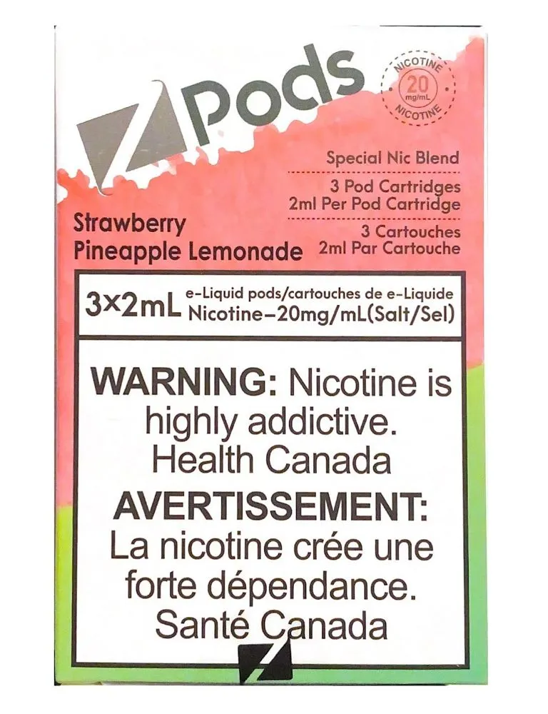 Z PODS STRAWBERRY PINEAPPLE LEMONADE