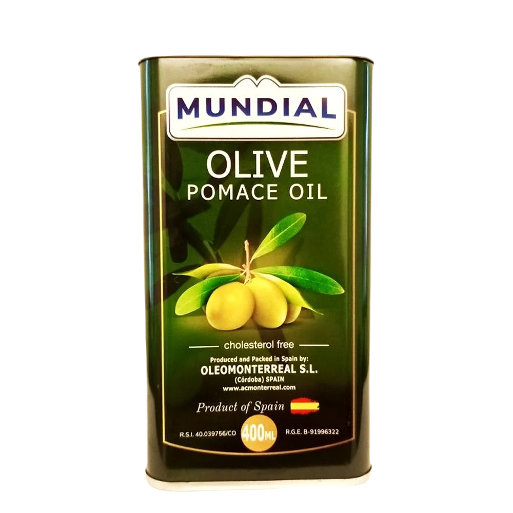 Mundial Olive Pomace Oil 400 Ml Tin