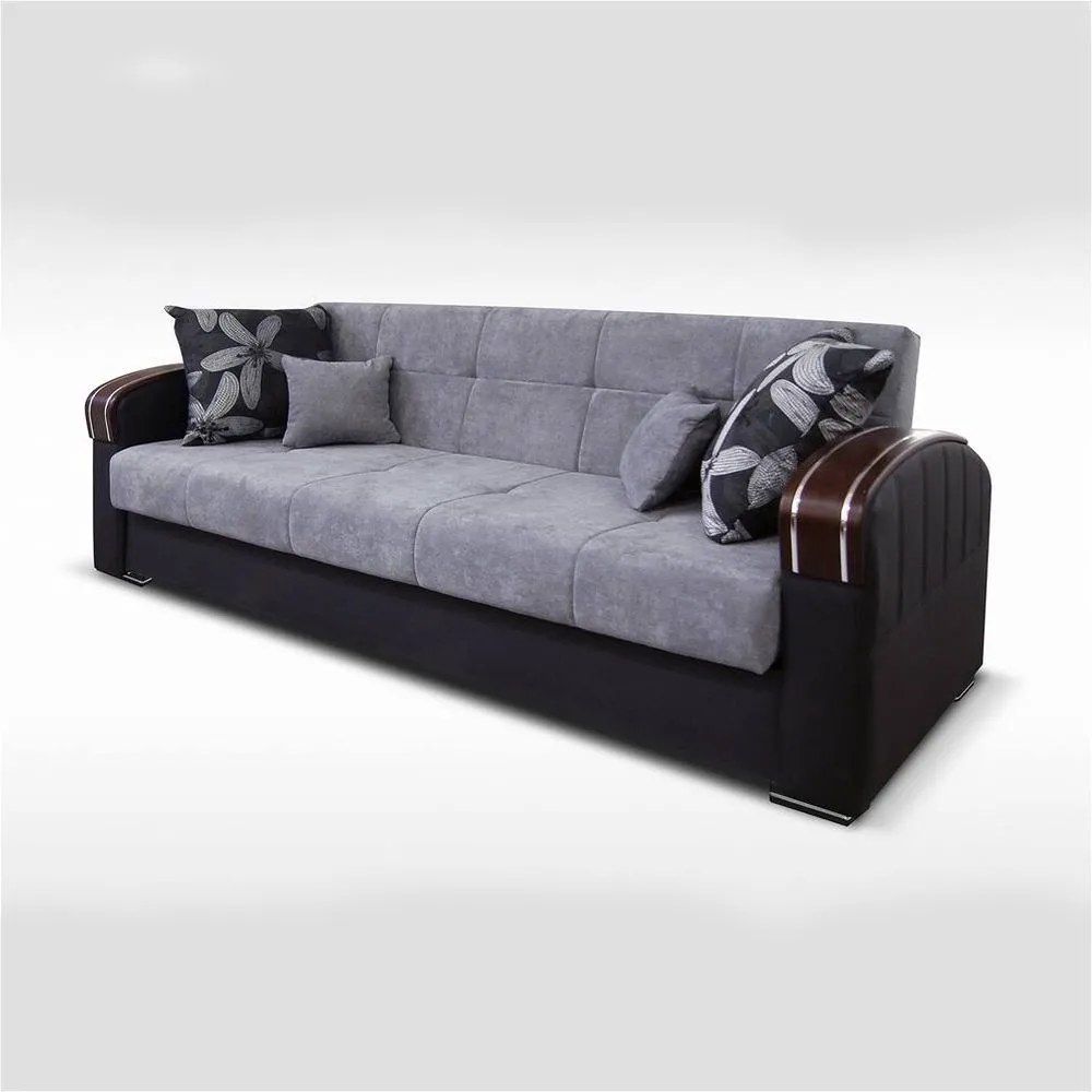 Fulgin Grey 3 Seat Sofa Bed