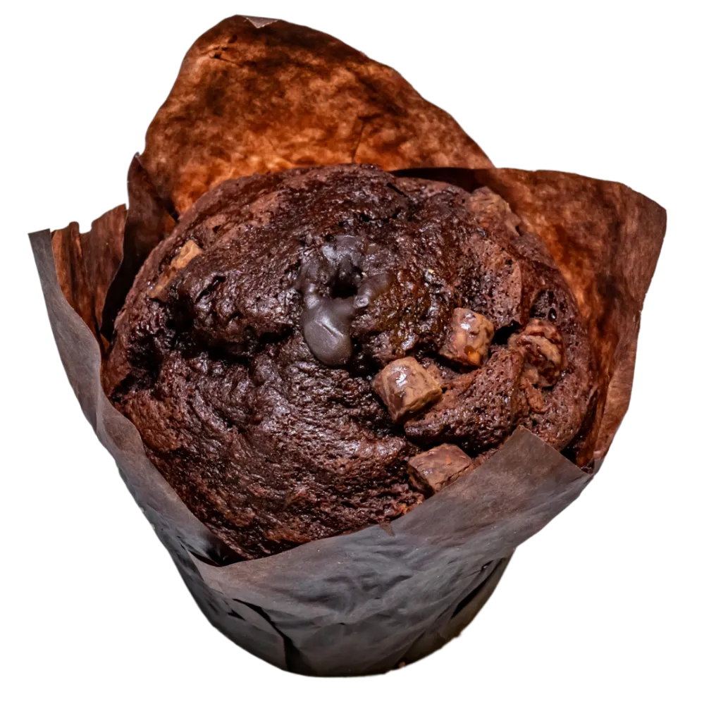 Belgian Triple Chocolate Muffin