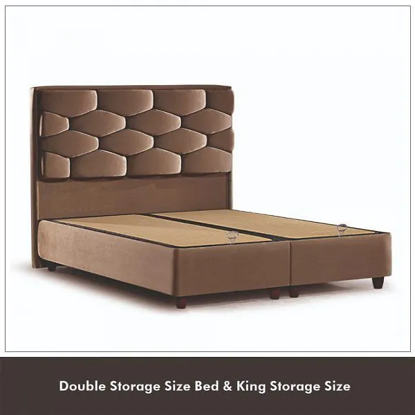 Hays Brown Storage Bed