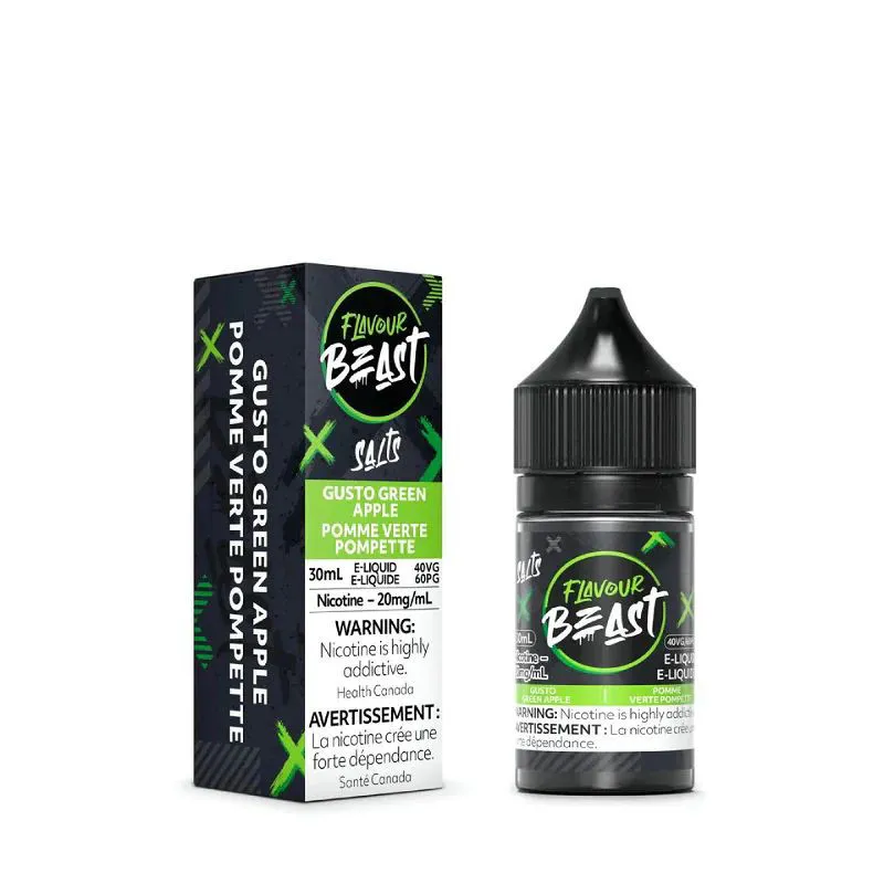 FLAVOUR BEAST E-LIQUID GUSTO GREEN APPLE