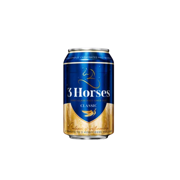 3 Horses Classic Malt  6x11.2 Fl oz