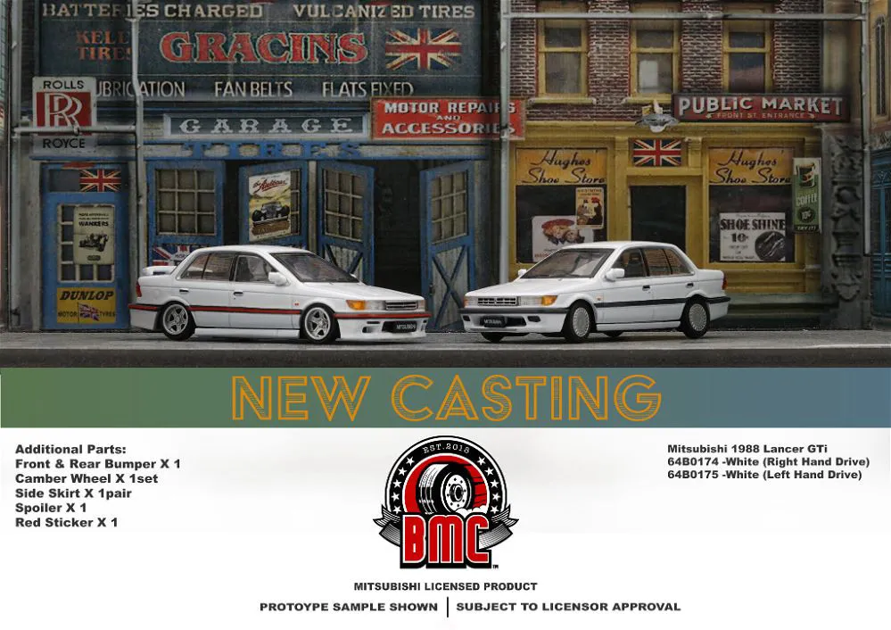 BMC | MITSUBISHI LANCER 1988 | WHITE