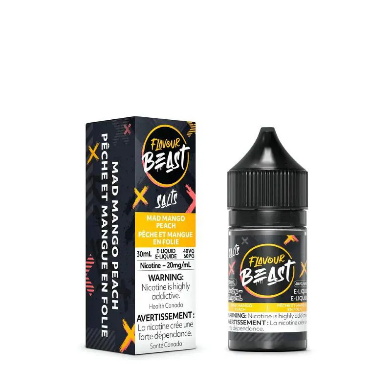 FLAVOUR BEAST E-LIQUID MAD MANGO PEACH