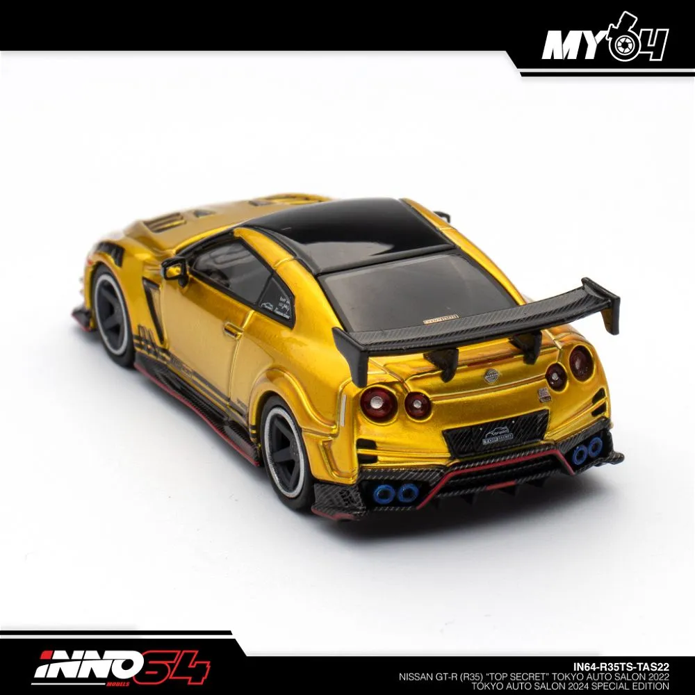 INNO64 | NISSAN GT-R R35 TOP SECRET | GOLD | TOKYO AUTO SALON 2022