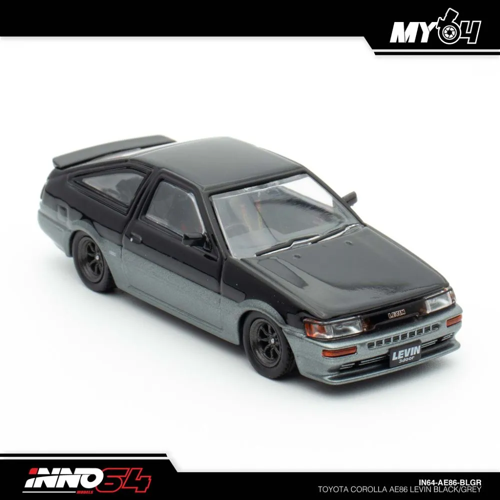 INNO64 | TOYOTA LEVIN AE86 BLACK/GREY