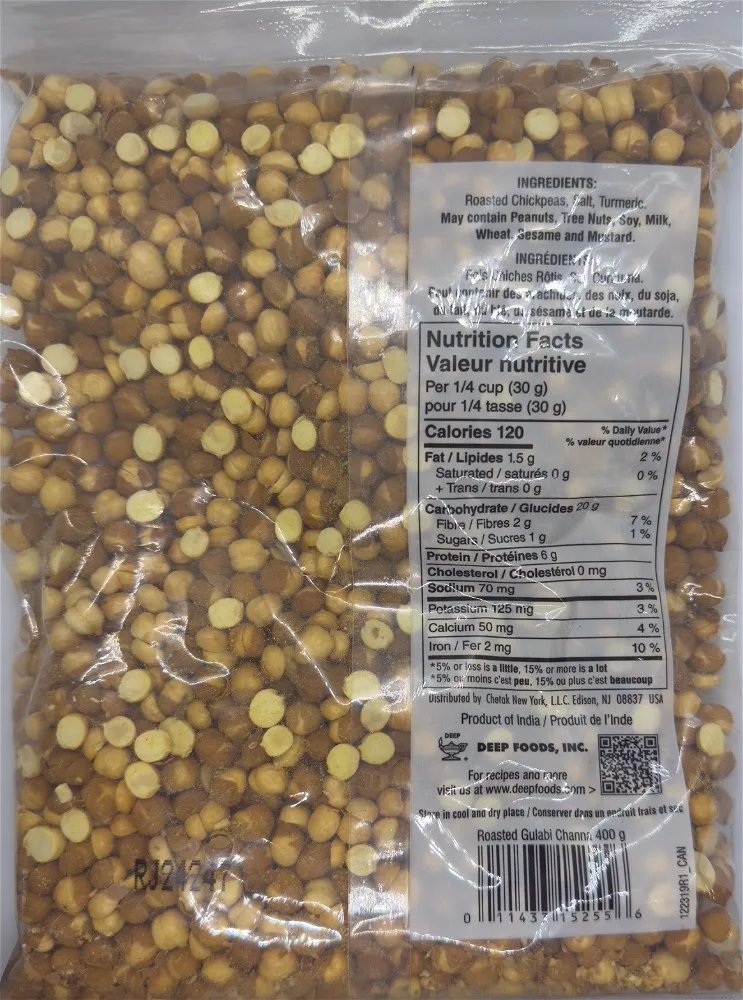 BANSI ROASTED GULABI CHANA 400GM