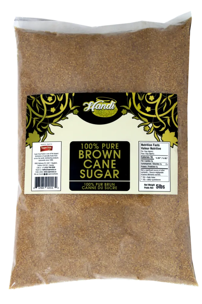 Handi Brown Cane Sugar 5Lb