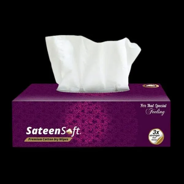 Sateen Soft Jumbo Pack Wipes 125P