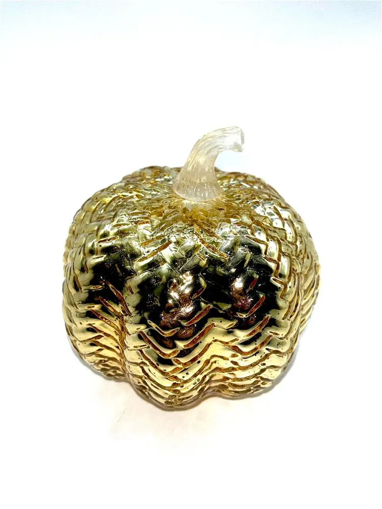 Gold Decor Pumpkin