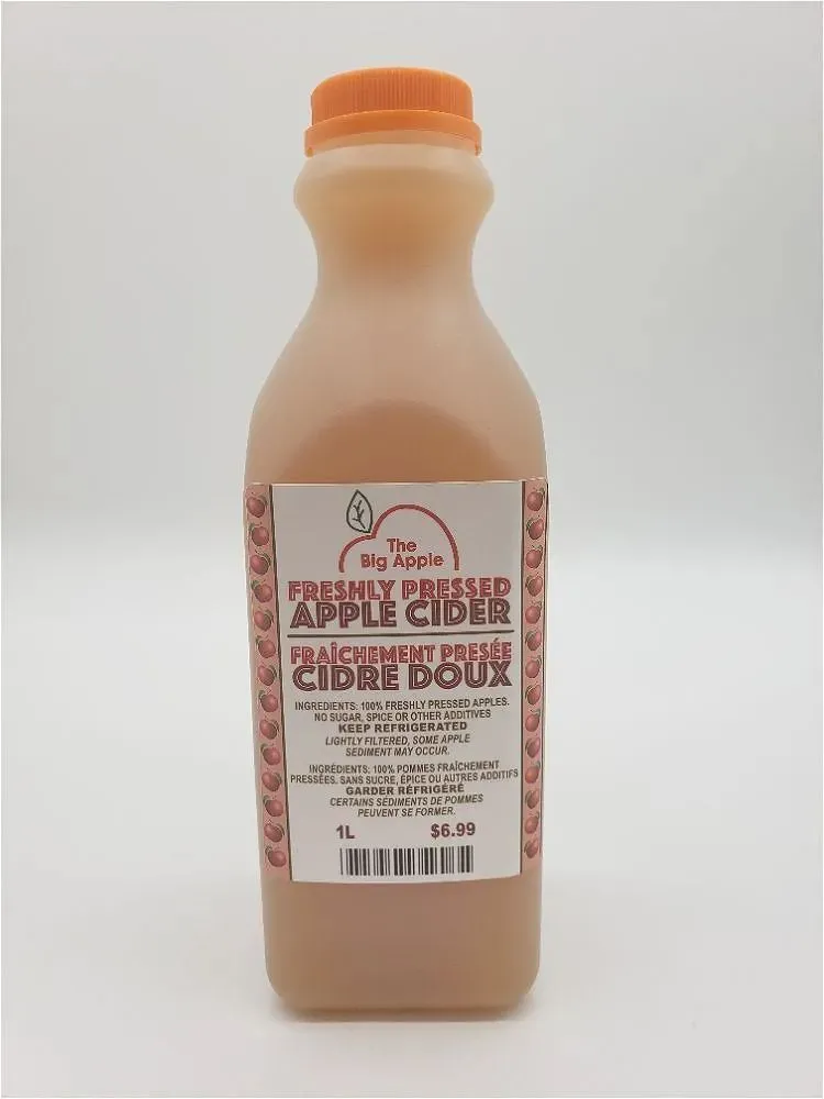 Freshly Pressed Apple Cider Juice (1L)