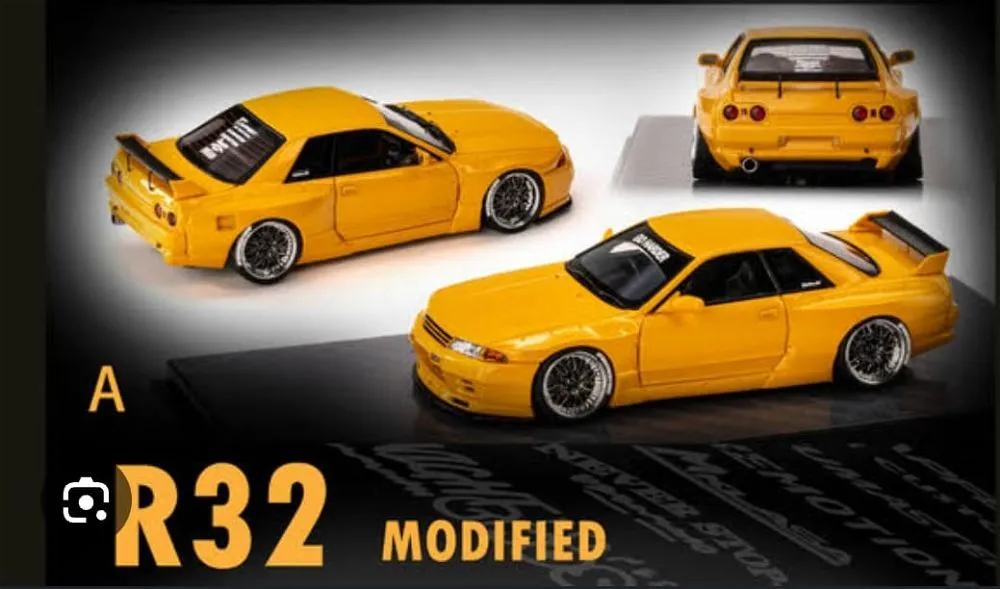 YM MODEL | NISSAN SKYLINE GT-R R32 | ROCKEY BUNNY | YELLOW