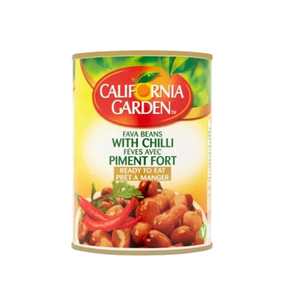 California Garden Fava Beans with Chilli 450g