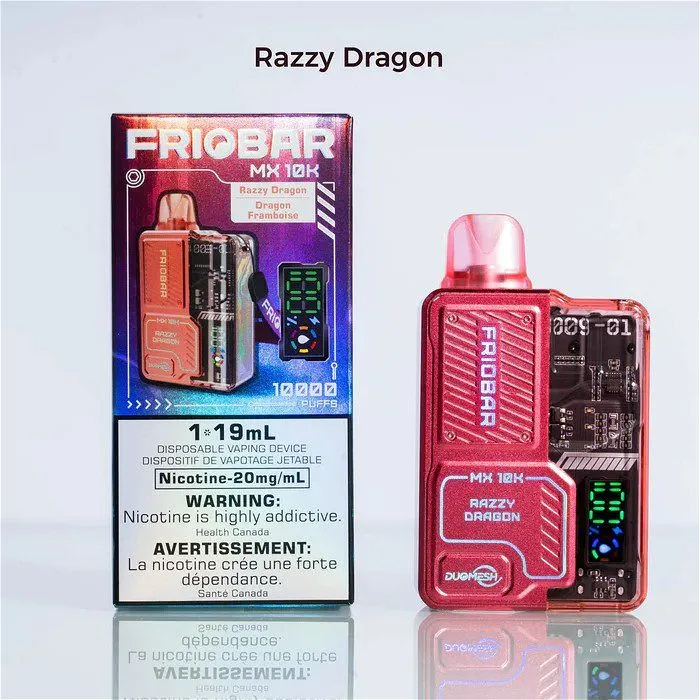 FRIOBAR MX 10000 RAZZY DRAGON