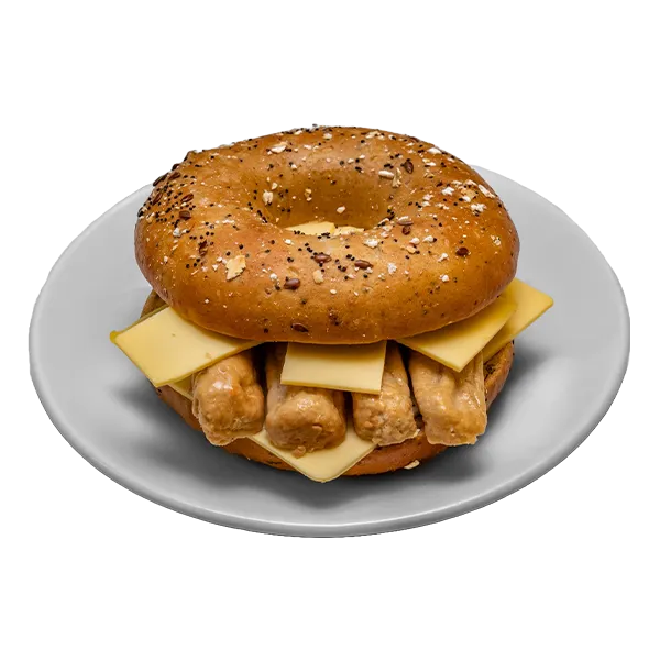 Sausage Bagel Vegan